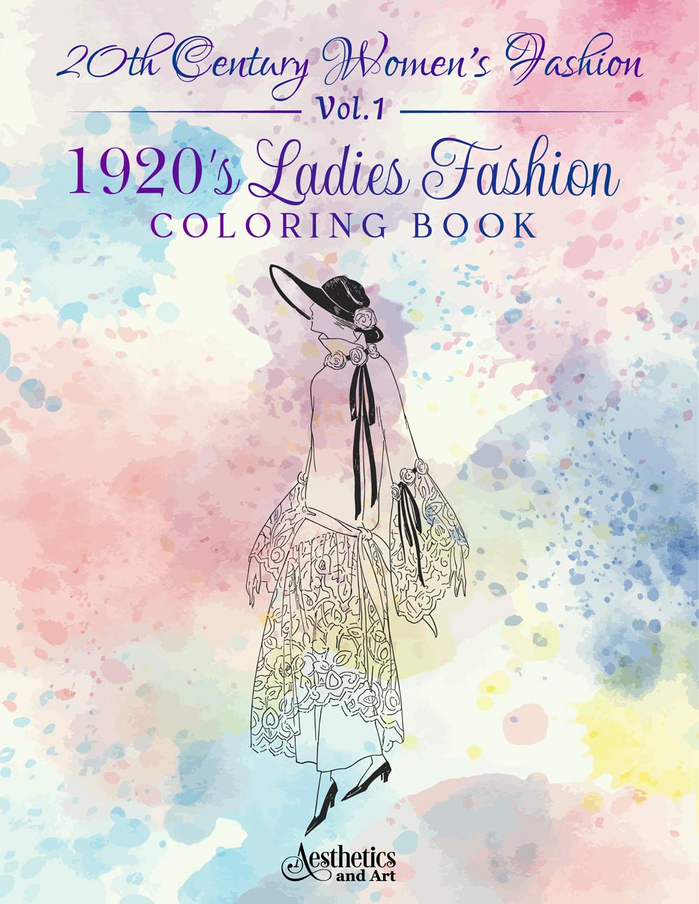 1920's Ladies Coloring Book - 20th Century Womens Fashion -VOL.1